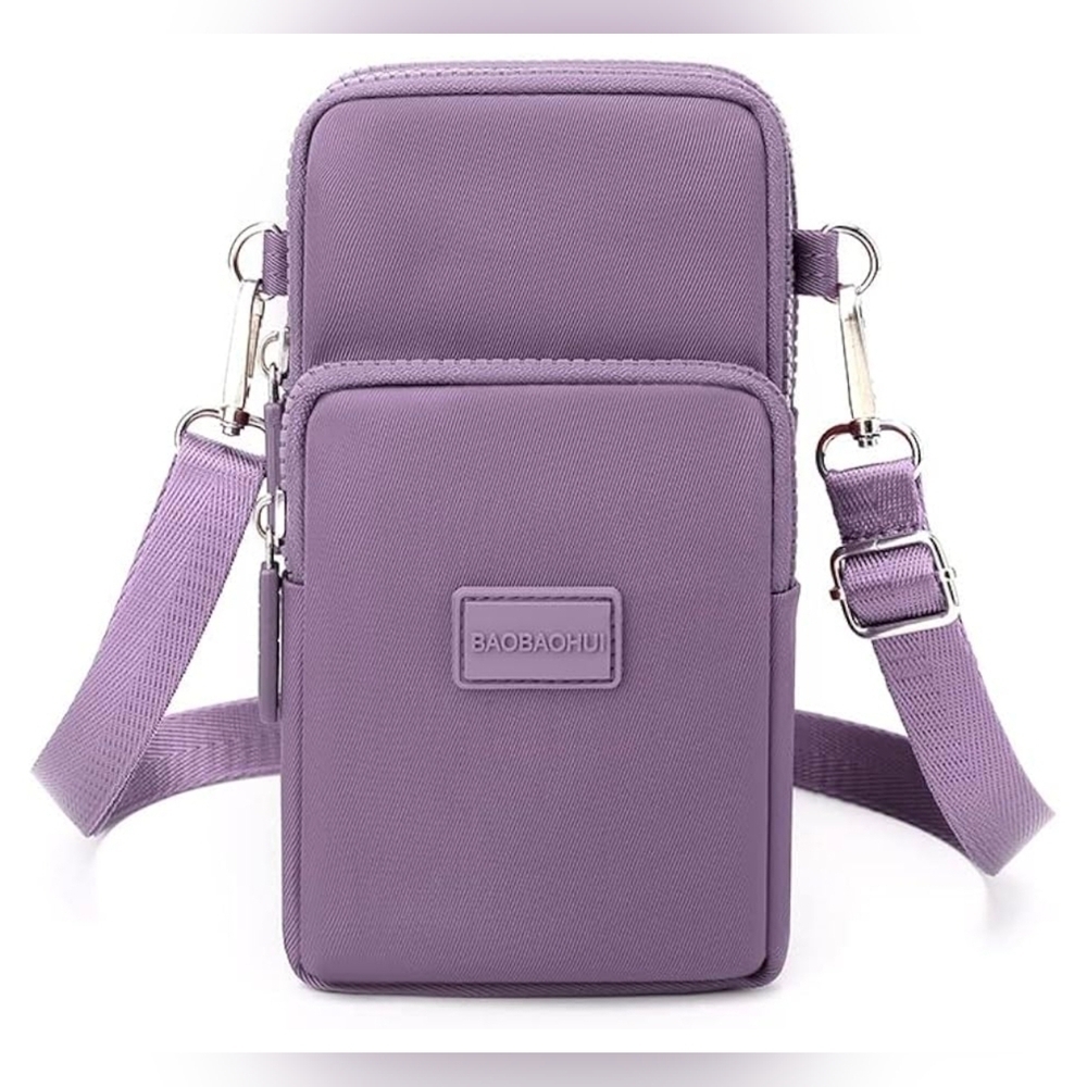 Crossbody Bag Cell Phone Sleeve Concert Venue Bag Adiustable Strap Arm Wrist NWT